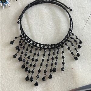 Black Bead Choker